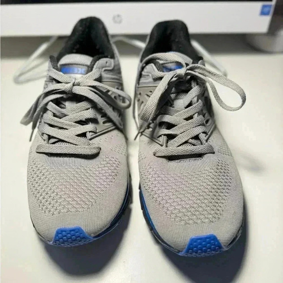 RBX live life active men’s running gym shoes size 10W| color: gray/blue - Picture 6 of 6